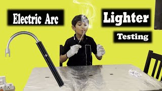 Electric Arc Lighter Testing USB Rechargeable Multipurpose Device Gas Candle Birthday Agarbatti [upl. by Haissem]