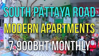 SOUTH PATTAYA ROAD MODERN APARTMENT ROOMS REVIEW  Trebel Service Apartment From 7900BHT MONTHLY [upl. by Newberry]