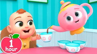 Little Teapot Song  MORE  Newborn Baby Songs amp Nursery Rhymes [upl. by Naeloj]