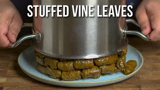 Stuffed Grape vine Leaves the Egyptian way [upl. by Nnylf]