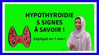 Hypothyroïdie  5 signes à connaître [upl. by Yrelav579]