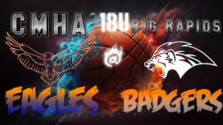 CMHA  Big Rapids Badgers 18U Basketball Game [upl. by Natye54]