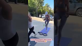 Stacy Keibler working out [upl. by Ecirrehs804]