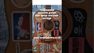 Tanglewood acoustic guitar setup guitar guitarist acousticguitar WrayZGuitars [upl. by Odele924]