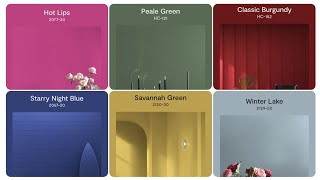 Benjamin Moore interior paint Colors 2025 trending paint colors Best paint color combinations [upl. by Cigam861]