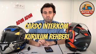 Cardo Interkom  Adım Adım Kurulum  Ses Testi [upl. by Earissed]