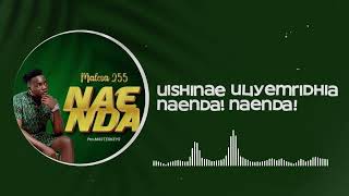 MALESA255 NAENDA  video LYRICS mp4 [upl. by Yelsel]