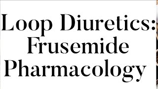 Loop Diuretics Frusemide  Lasix 40 mg [upl. by Apeed]