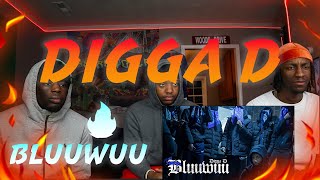 AMERICANS REACT Digga D  Bluuwuu [upl. by Sukhum]