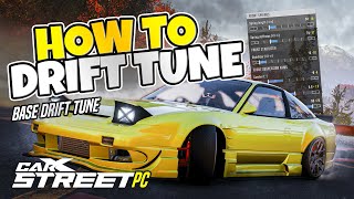 Get READY to Drift Like a PRO In CarX Street with My Base Drift Tune [upl. by Prissy767]