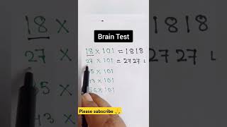 Brain Test viralreels maths public streetfood viralvideo shortvideo love music song movie [upl. by Lonnard]