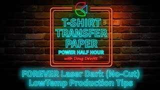 TTPPHH Episode 69 FOREVER Laser Dark NoCut LowTemp Production Tips [upl. by Annwahsal]