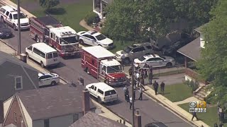 Police Investigating After Baltimore County Officer Shot In Parkville [upl. by Florencia]