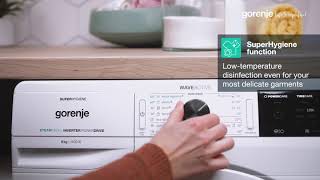 Gorenje • Steam • Washing machine • SuperHygiene function [upl. by Ahsiled]