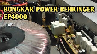 bongkar power amplifier behringer ep4000 [upl. by Conti]