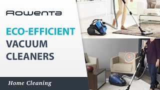 Rowenta New Ecoefficient vacuum cleaners  High Cleaning Performance [upl. by Neel433]