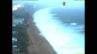 Narrabeen Coastal Imaging Timelapse June 2016 [upl. by Sesylu]