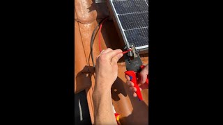 Crimping System Pliers for MC4 EVO 2 in action [upl. by Acinehs]