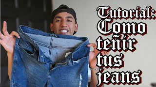 Tutorial COMO TEÑIR UNOS JEANS  Mosh Moshan [upl. by Ambler]