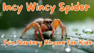 Incy Wincy Spider  Fun Nursery Rhyme for Kids [upl. by Adlez]