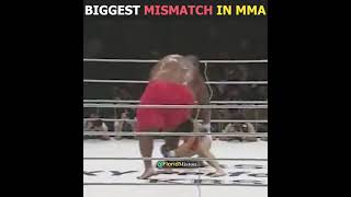 Craziest Mismatch in MMA History [upl. by Nylrehs]