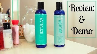 Hair La Vie Product Review amp Demo [upl. by Anialed18]