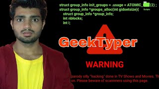 How to Use GeekTyper  Full Explain in Hindi [upl. by Nnylram90]