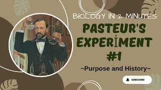 BIOLOGY in 2 minutes Pasteurs experiment Purpose and History [upl. by Nuy415]