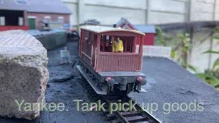 OO scale Yankee Tank with pick up goods [upl. by Yerocal]