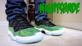 On Feet 5  Air Jordan Retro 11 Low  NightShade  Flechette Music  Niclacoste  2014 [upl. by Anavi]