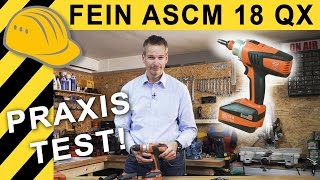 Der HighEnd Akkuschrauber FEIN ASCM 18 QX 18V 4Gang im EXTREMTEST mit 10x600 SPAX [upl. by Arhaz]