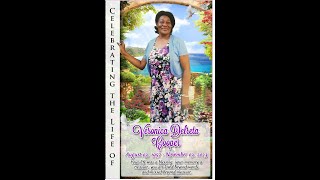 CELEBRATING THE LIFE OF VERONICA DELRETA COOPER  SATURDAY DECEMBER 9 2023 [upl. by Goar]