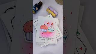 Cute Card for your special one 💝🩷😍piuspalette art diy youtubeshorts shorts [upl. by Valdemar28]