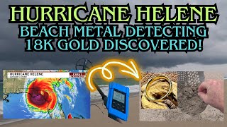 Hurricane Helene Cant Stop Me From Finding FLORIDA Treasure  Beach Metal Detecting [upl. by Ritter]