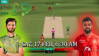 🔴 Live Islamabad United Vs Lahore Qalandars Live PSL  Match 1  Lahore vs Islamabad Live Score [upl. by Radie316]