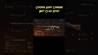 Cooper Carbine Best Class Setup Loadout Call Of Duty Vanguard [upl. by Juieta]