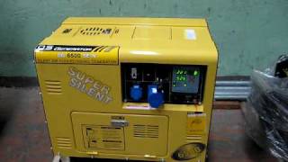 Diesel Generator DG 6500 SEN Super Silent Diesel Generator [upl. by Roderich]