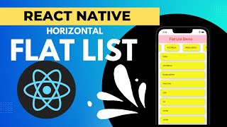 EP5 Horizontal flat list in react native in hindi  Explain ListEmptyComponent ListFooterComponent [upl. by Unni]