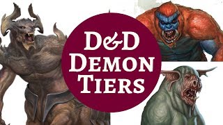 DampD MONSTER RANKINGS  DEMONS pt 1 [upl. by Yila416]