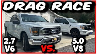 2022 F150 27 V6 EcoBoost vs 2022 50 V8 Coyote F150 [upl. by Betsey]