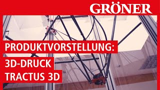 GRÖNER  Systeme  Produktvorstellung 3D Druck für die Werbetechnik  Tractus3D [upl. by Runkel]