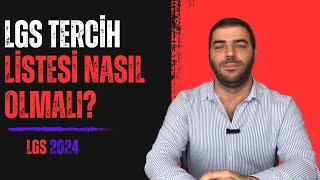 LGS Tercihlerinizi Nasıl Yapmalısınız  LGS 2024 [upl. by Ojoj]