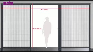 SDS Polypod Retrectable Plisse Fly Screen [upl. by Htiaf]