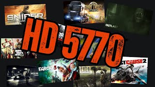 AMD Radeon HD 5770 1 GB DDR5  Test in 10 Games [upl. by Eeloj]