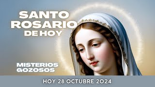 Rosario hoy Lunes 28 de Octubre 2024 Misterios Gozosos 🙏 [upl. by Shull]