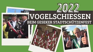 Vogelschießen beim Geseker Stadtschützenfest 2022 [upl. by Dorelia]