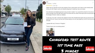 Chingford Test Route  Test Tips  810am Test [upl. by Ninnahc]