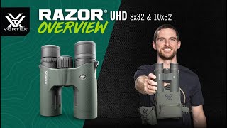 Razor® UHD 8x32 amp 10x32 Binoculars – Product Overview [upl. by Johathan]