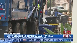 City considering trash collection fees [upl. by Redlac]