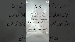 Sahi jindagi poetry urdupoetry [upl. by Ahseenak]